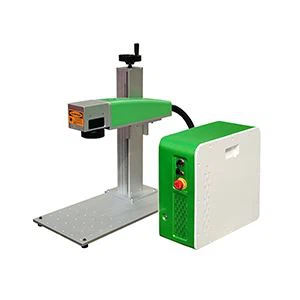 Mesin Ukir Laser Fiber Desktop 20W untuk mengukir pada logam